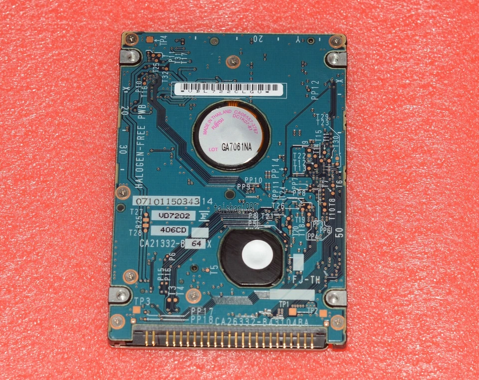 MHV2120AT PL, PN CA06557-B35600C1, Fujitsu 120GB IDE 2.5 Hard Drive - Image 4 of 4