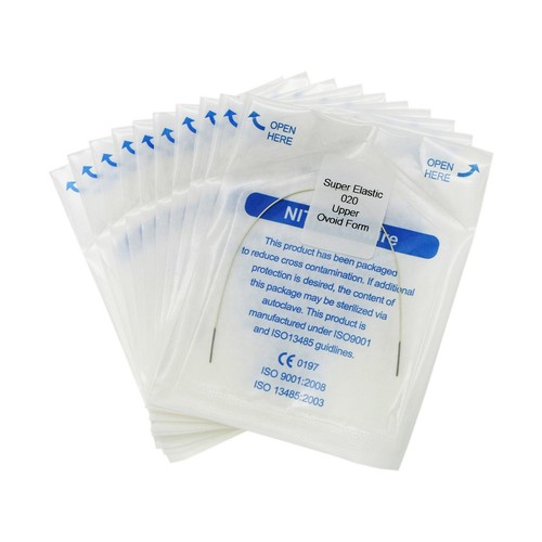 10Pcs Dental Orthodonic Niti White Arch Wire Super Elastic Upper Lower 012-020 - Picture 23 of 32