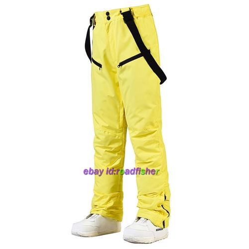 Men Women's Winter Ski Pants Waterproof Snow Pants Snowboard Sports Outdoor - Picture 88 of 90