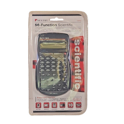 Sentry CA656 Scientific Calculator 10-Digit Decimal Hexadecimal Octal New