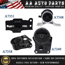 4pcs Engine Motor & Transmission Mount for 2004-2009 Nissan Quest V6 3.5L AUTO