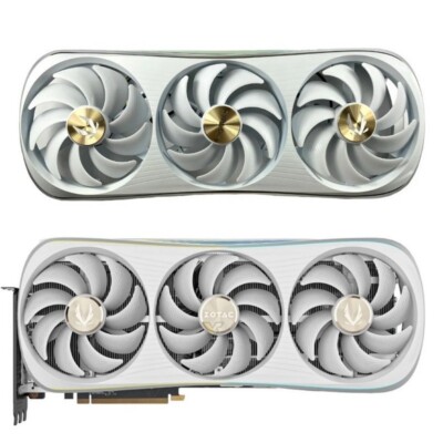For ZOTAC GAMING Geforce RTX 4080 4090 AMP EXTREME AIRO White Panel with Fan G16