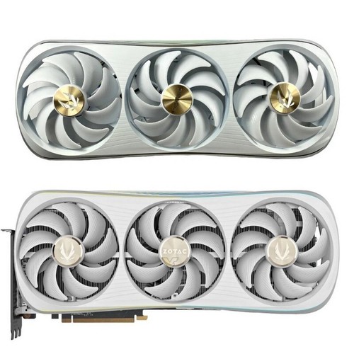 For ZOTAC GAMING Geforce RTX 4080 4090 AMP EXTREME AIRO White Panel with Fan G16 - 第 1/5 張圖片