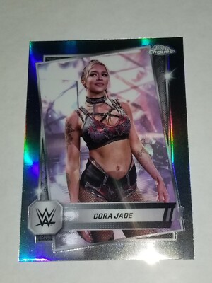 2025 Topps Chrome WWE Cora Jade #136 ~ Chrome Refractor ~ NXT 