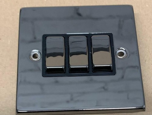 Socket Slim Light Socket & Switches & Dimmer switch BLACK NICKEL Range - Picture 22 of 29