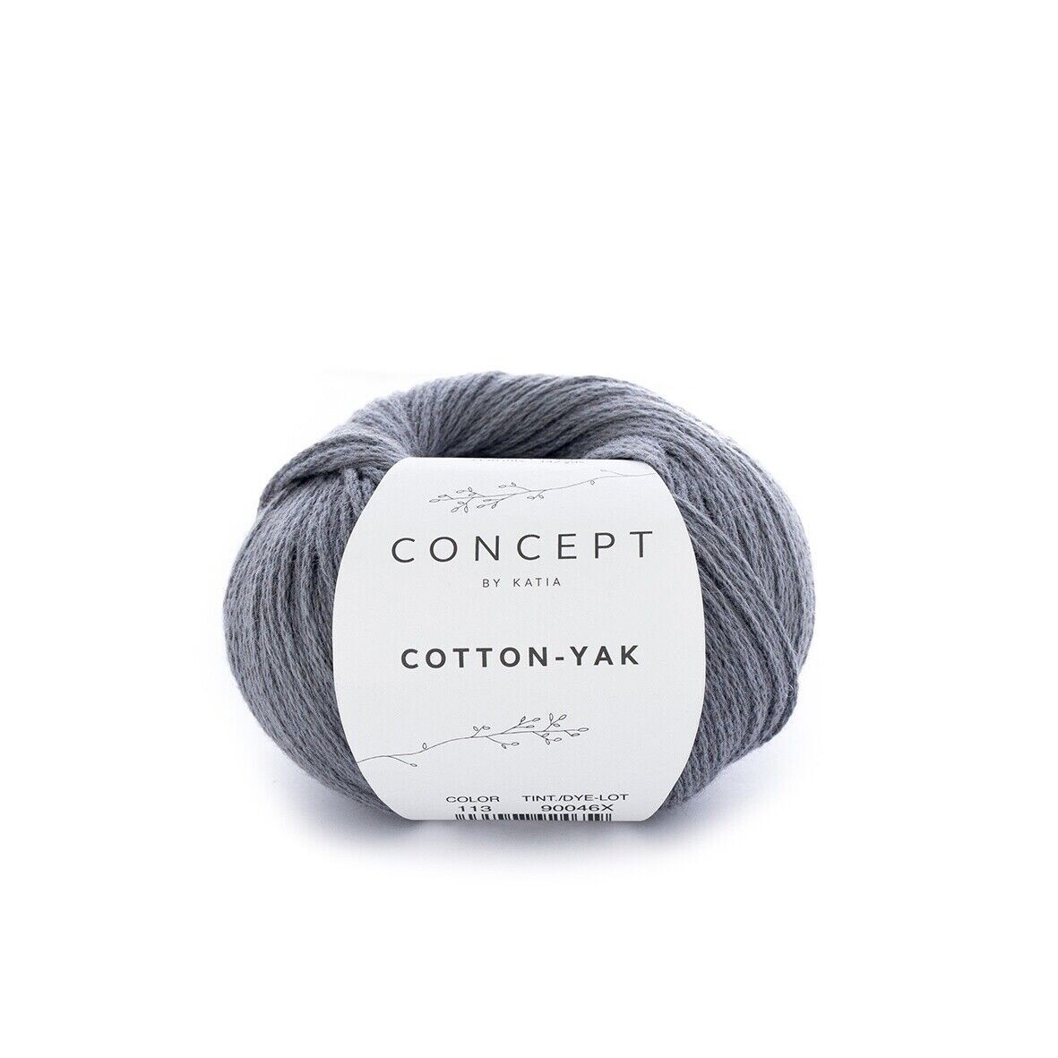 Cotton-Yak - Concept by Katia - Anthracite (113) - 50 g / approx. 130 m Wool