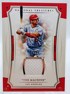 2017 National Treasures Albert Pujols The Machine Patch Albert