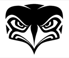 Vinyl Decal Car Truck Sticker Wall NFL Football - Seattle Seahawks Logo v2