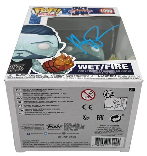 Klay Thompson Signed Space Jam A New Legacy Wet/Fire Funko Pop 1088 Fanatics COA - Picture 11 of 12