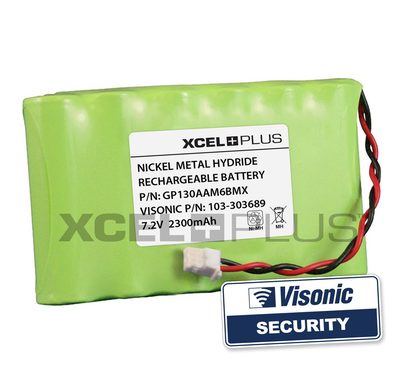Visonic PowerMaster 30 7.2V 2300mAh Alarm Panel Battery 103-303689