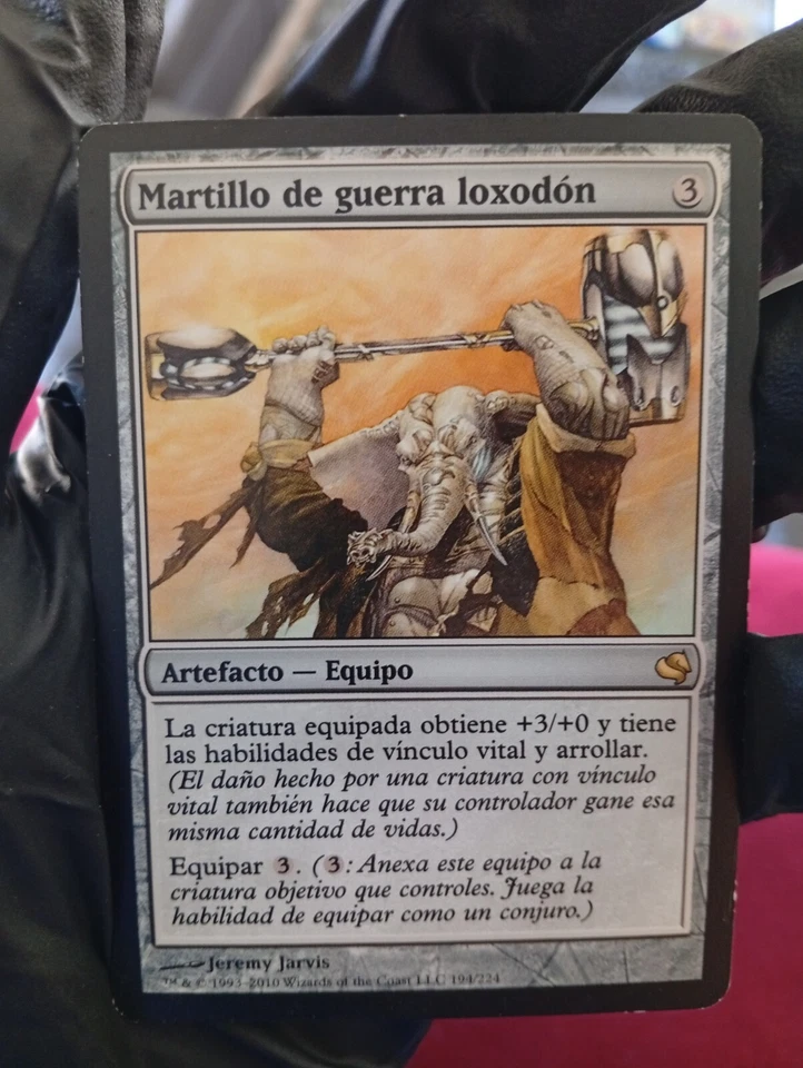 MTG Loxodon Warhammer VERY RARE SPANISH MP Salvat-Hachette 2011 WOTC - Image 3 of 4