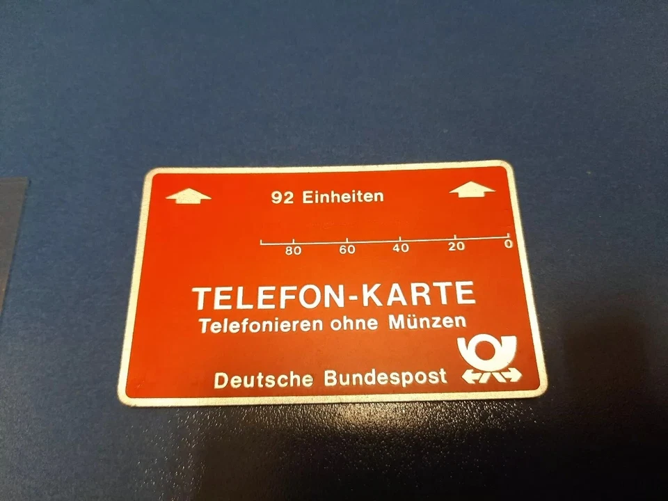 Testkarte, Frankfurt 1983, Die erste Deutsche Schalterkarte 92 EINH. LUXUS - Bild 1 von 1