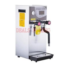 110V Commercial Espresso Coffee Milk Foam Machine Steam Water Boiling Machine