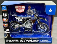 NewRay Yamaha Factory Racing YZ450F Eli Tomac #3 Dirt Bike 1:12
