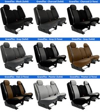 Heavy Duty Waterproof Black Seat Covers For Nissan NV200 Van - 2 Front Seats, Nylon, Breathable