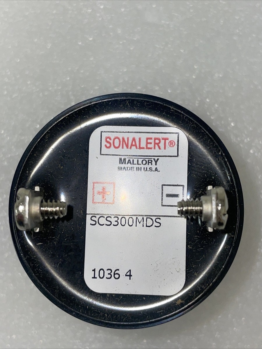 SCS300MDS Audio Indicator Piezo 10VDC 45VDC 150mA 80dBA 800Hz to