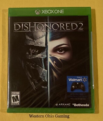 Dishonored 2 (Microsoft Xbox One, 2016) NEW XB1 Walmart Controller Skin Edition