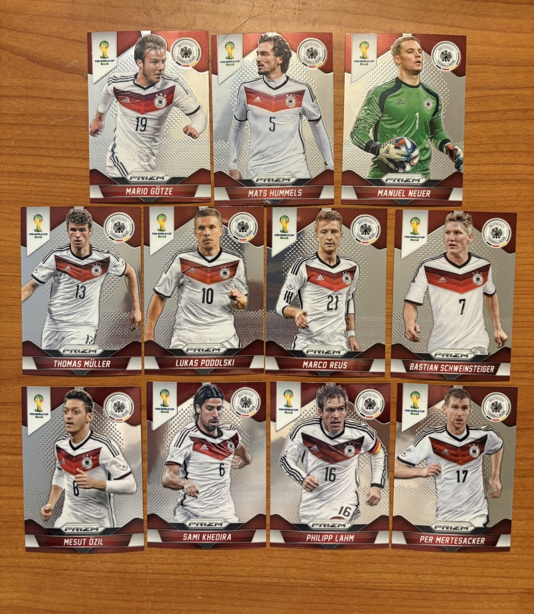 2014 Panini Prizm FIFA World Cup Germany Deuschland 11 Card Team