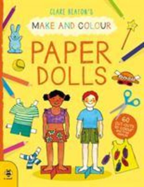 Thumbnail - Make & Colour Paper Dolls | 60 Cut-outs To Colour And Free Stencils |