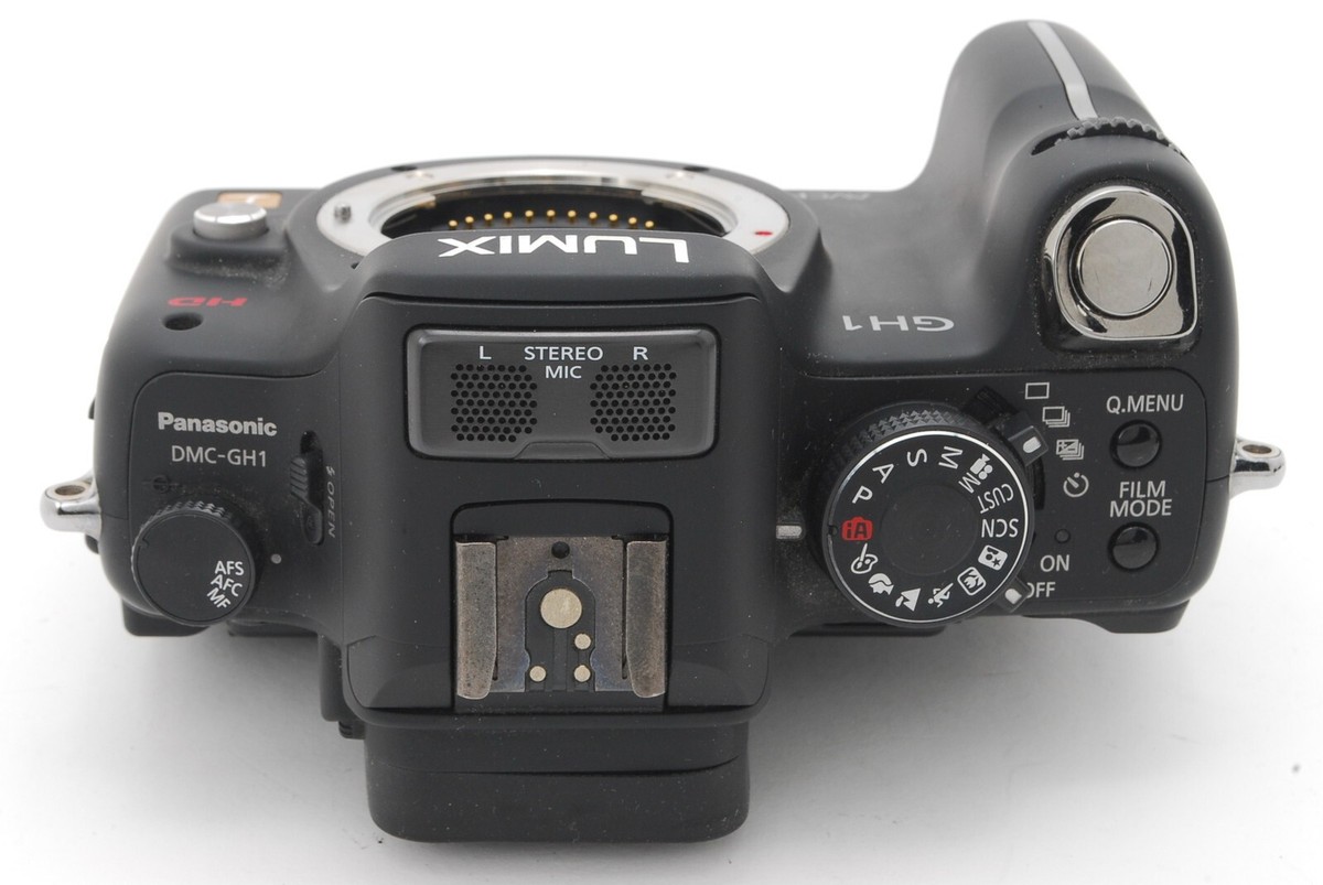 Panasonic LUMIX DMC−GH1 Panasonic Lumix DMC-GH1 Digital Camera (Red) with 14-140mm Lens