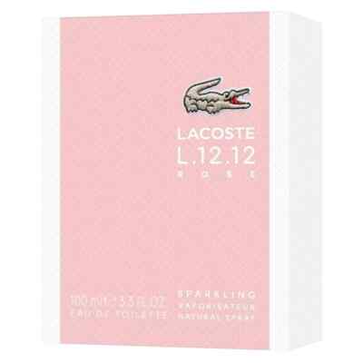 EAU DE LACOSTE ROSE SPARKLING-WOMEN-EDT-SPRAY-3.3 OZ-100 ML-AUTHENTIC-FRANCE