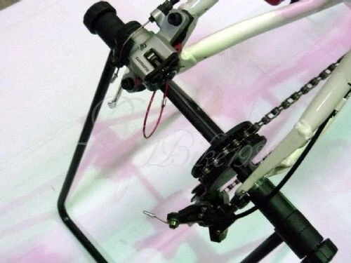 5MM QR skewer with brush for MTB ROAD Disc Brake pad can insert BLACK 130 135 MM - Image 3 of 3