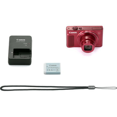 Canon PowerShot SX620 HS Digital Camera (Red) 1073C001 +