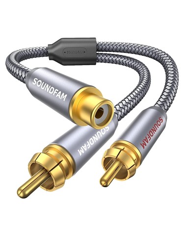 Kopul RCA Phono Male to 3-Pin XLR Male Barrel Adapter A-XMRM B&H