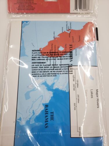 World Map USA for Kids Adults Poster Wall Chart of United States 39.4 x 27.5 In - Picture 2 of 2