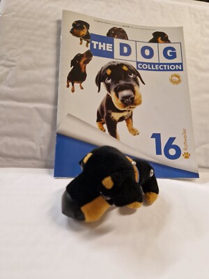 ORIGINAL THE DOG ARTLIST COLLECTION - ROTTWEILER PLÜSCHTIER STOFFTIER + MAGAZIN
