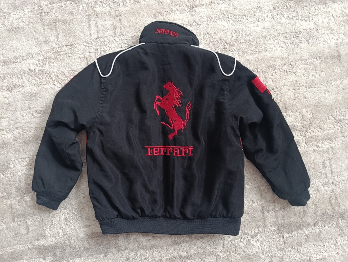 Ferrari F1 ナイロンジャケット Amazon.co.jp: フェラーリF1チームの跳馬Ferrari自動車修理改造