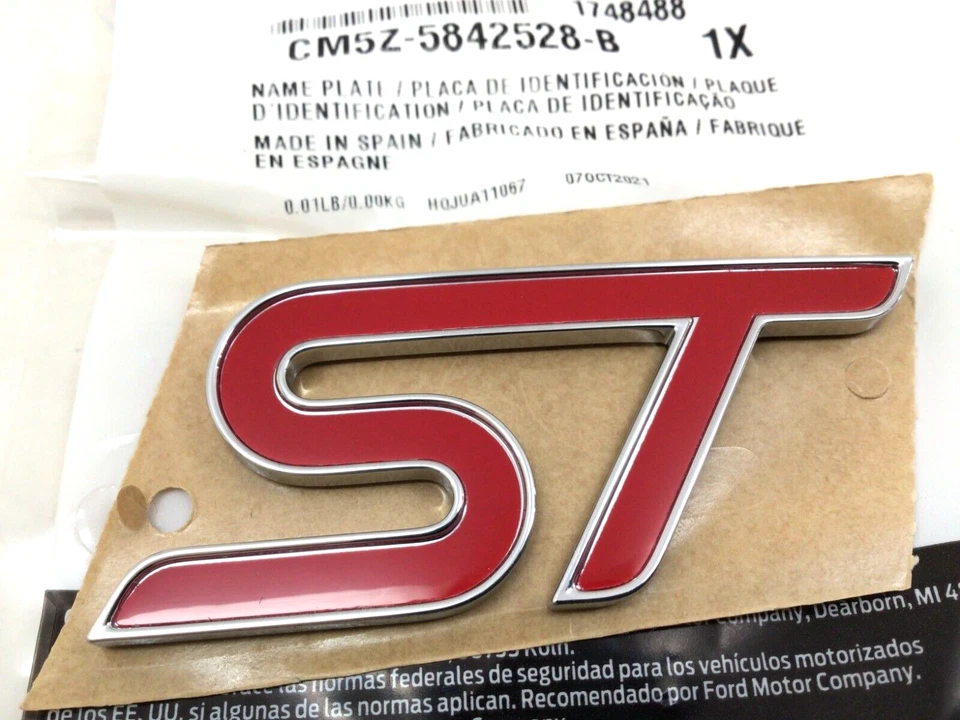 Ford Focus Fiesta Explorer ST parrilla radiador delantero emblema OEM CM5Z-5842528-B Foto 2 de 4