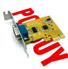 Dell 0NT0HM 1 Port Serial RS232 Desktop PCIe Card Low Profile NT0HM