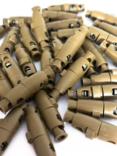 ITW Nexus Double Hole Rotating Detachable Cordloc Cord Lock Stopper Coyote Brown