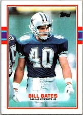 1989 Topps Football Bill Bates