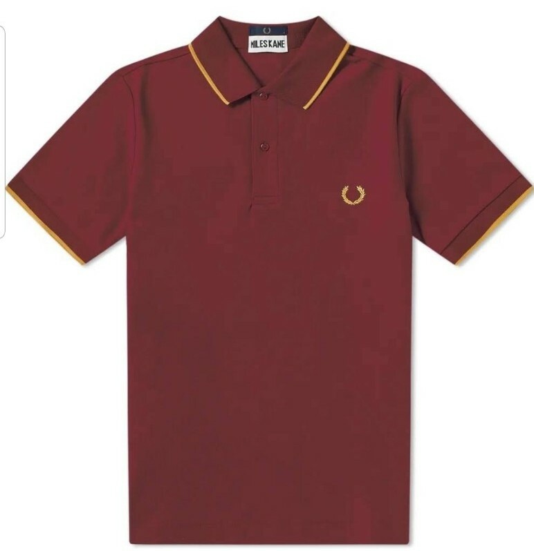 Fred Perry x Miles Kane Tipped Pique Polo Aubergine | eBay