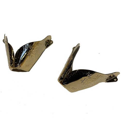 Pointe De Botte Western SENDRA – Métal Argenté – Unisexe – Neuf Avec Étiquettes – Ref SEN-003