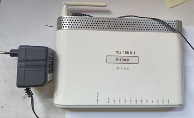 D-Link HORST BOX Wireless G Router 54Mbit/s, 4x 10/100 Mbit/s (DVA-G3342SD/DE)