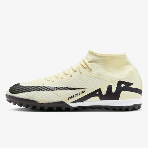 Футбольные бутсы Nike Mercurial Superfly 9 Academy TF Лимонадные/черные (DJ5629-700)