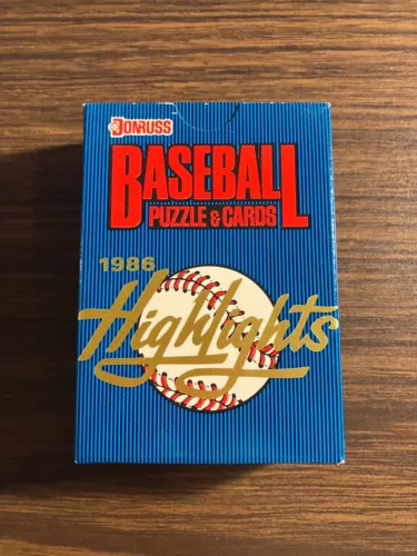 1986 Donruss HIGHLIGHTS Factory Sealed Set - BO JACKSON Rookie - 56 Cards