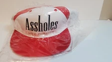 ASSHOLES*S LIVE FOREVER Snapback Hat Cap ALF Linda Finegold Cotton Smoker 