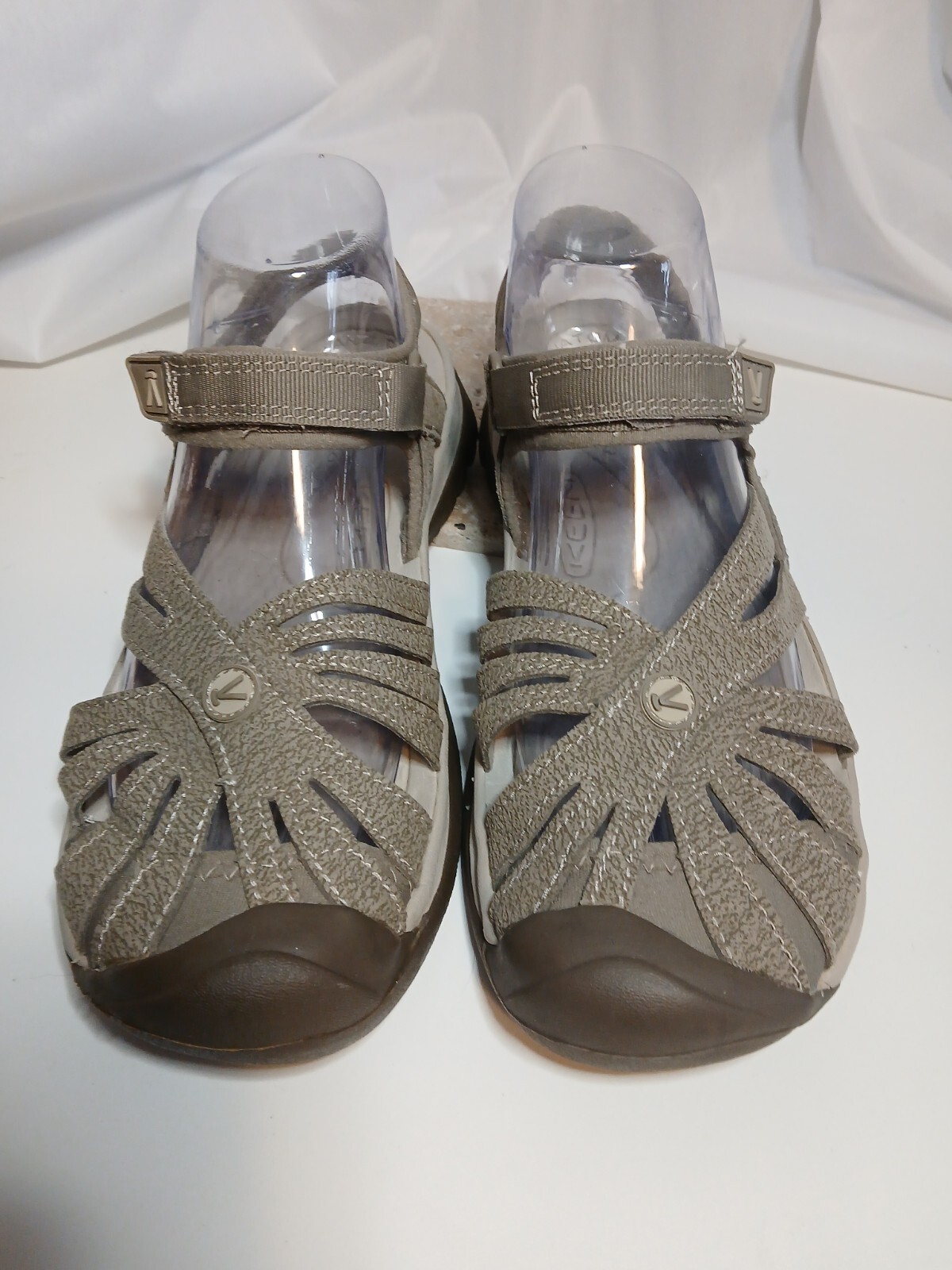 Scarpe sandalo Keen "Rose" sagomate fit punta chiusa escursionismo avventura nuove senza scatola taglia 8 5