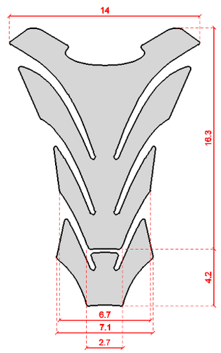 PARASERBATOIO in resina gel 3D IRON MAN THE AVENGERS - ADESIVO PROTEZIONE MOTO - Foto 2 di 2