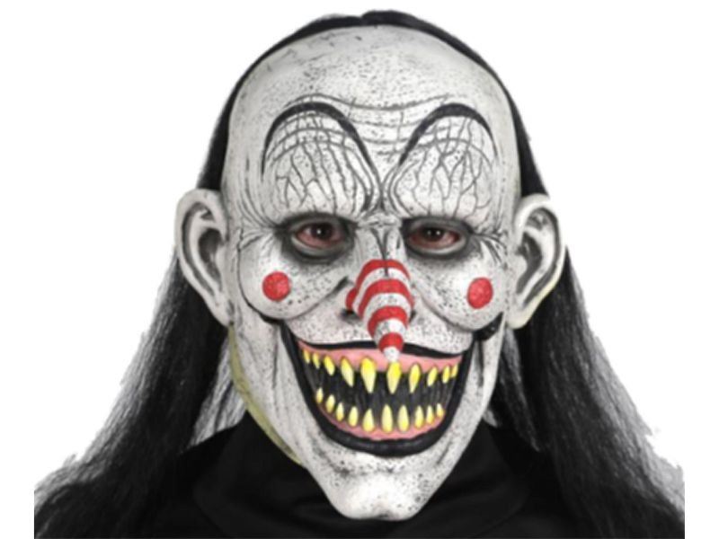 Chatters The Clown Mask Circus Carnival Halloween Costume Haunted