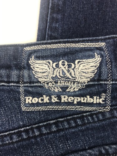 Rock And Republic Womens 34 Medium Wash Jeans VV3 - Picture 5 of 5