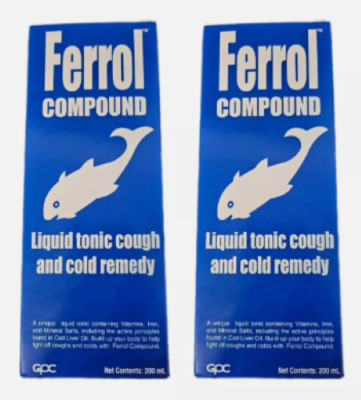 2x Ferrol Compound Liquid Tonic Husten und Erkältungsmittel 200ml