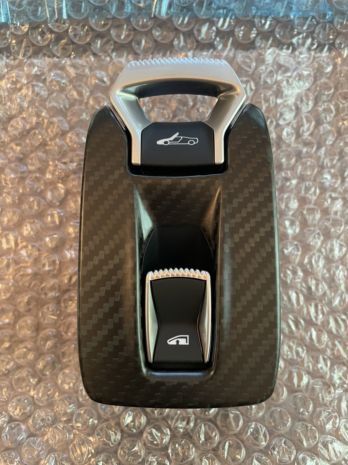 GENUINE NEW MCLAREN MSO 720S/765LT CARBON INTERIOR WINDOW SWITCH MODULE PAIR