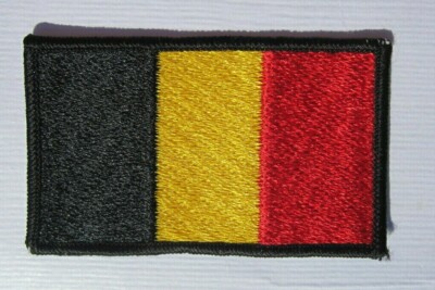 Belgien Belgium Flagge Aufnäher Patch 5 x 8 cm NEU (Sparpreis)