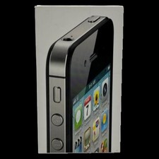 Original Black Apple iPhone 4S Replacement Box W Phone Tray Pre-owned BOX ONLY