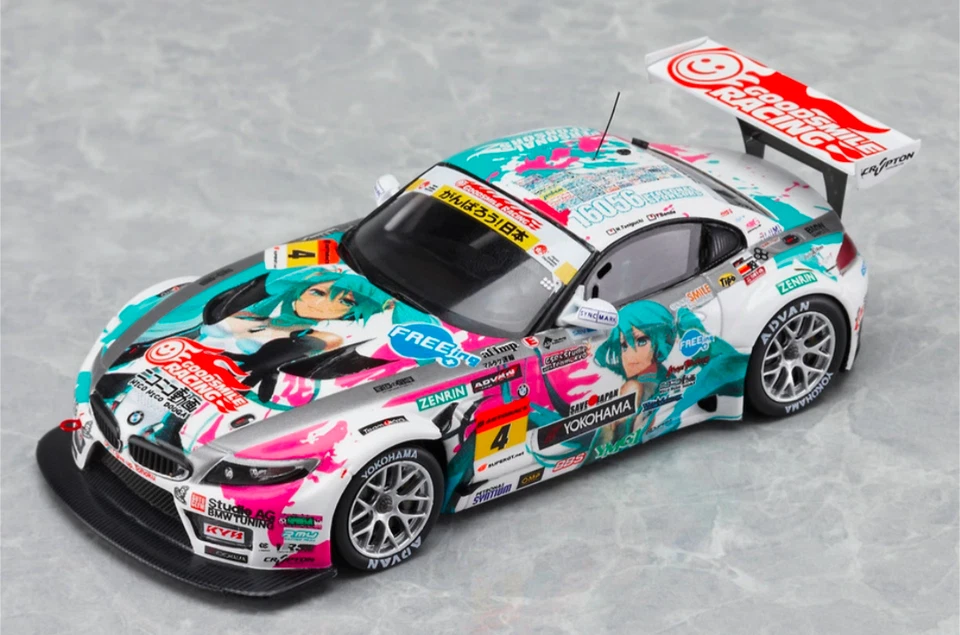 1/43 Hatsune Miku BMW Z4 2011 SERIE MALASIA Super GT GOODSMILE de Japón Nuevo Foto 4 de 4